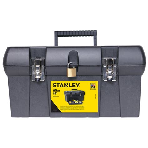 stanley steel tool box|stanley 19 inch tool box.